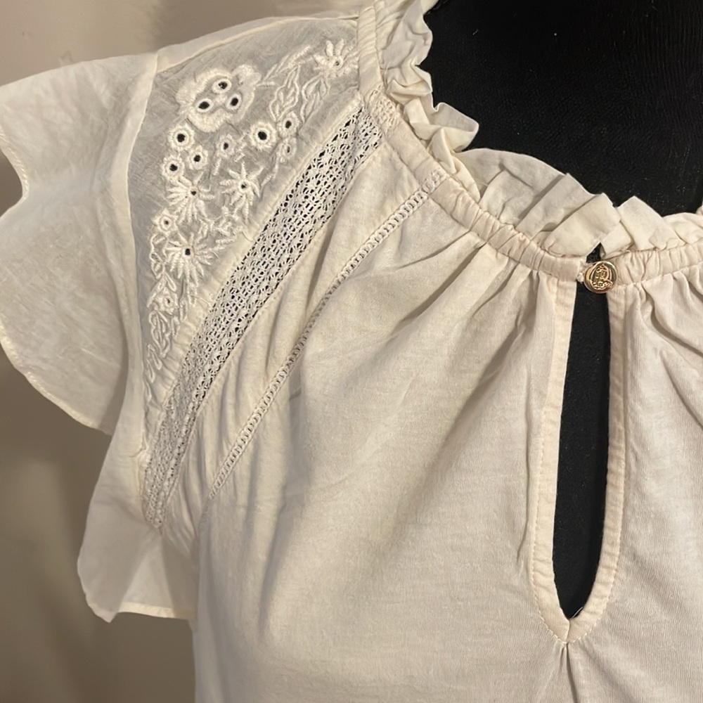 New Ralph Lauren fluter sleeveless top - Picture 3 of 9